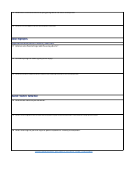 Encampment Visitor Strategy Exchange Form, Page 3