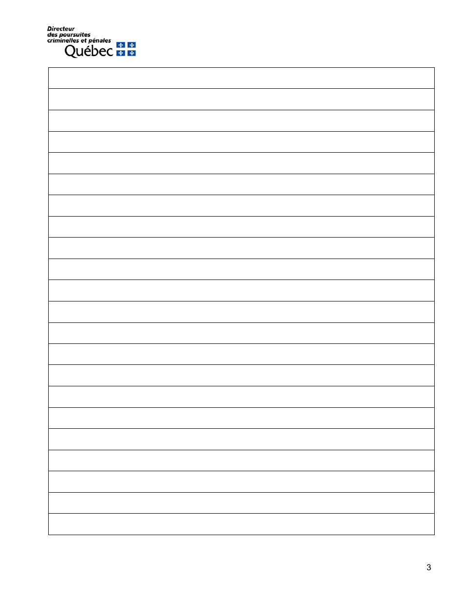 Request for an Attestation for the Purpose of Resiliating a Lease on Grounds of Sexual Violence, Spousal Violence or Violence Towards a Child Living in the Dwelling Covered by the Lease - Quebec, Canada, Page 3