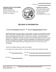 Form KRN SUP CRT PB8525 Guardianship Termination/Objection Questionnaire - County of Kern, California, Page 7