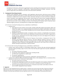 Delegated Authority (DA) Vendor Application - Tennessee, Page 4
