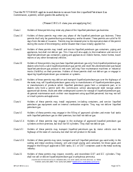 Form DPSLP8012 Application for Liquefied Petroleum Gas Permit - Louisiana, Page 2