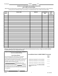 Form BOA28 Active Certificate Renewal Application - South Dakota, Page 2