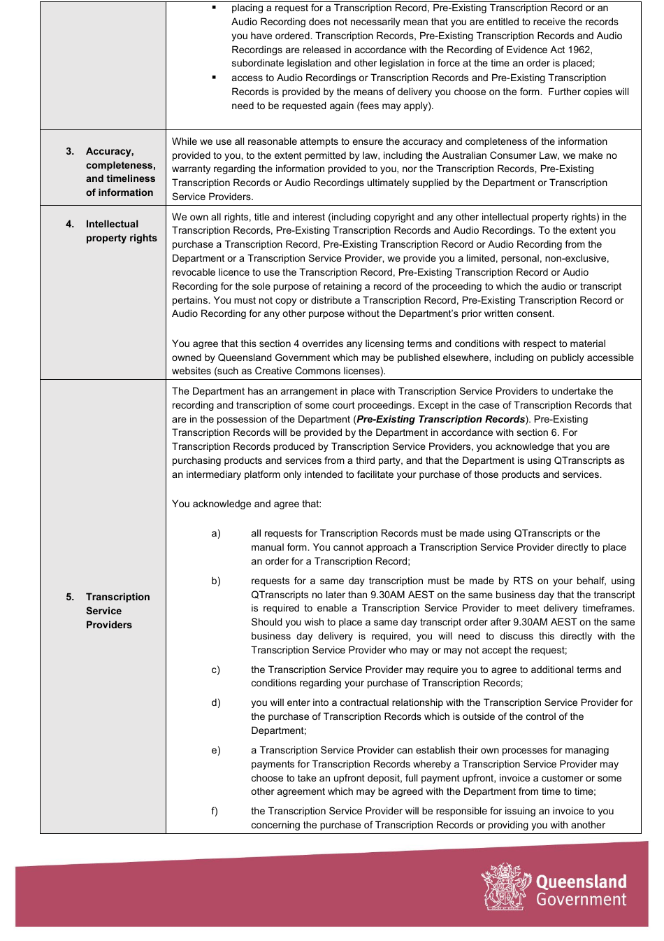 Request for Transcript - Victim of a Personal Offence - Queensland, Australia, Page 6