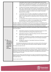 Request for Transcript &amp; Financial Hardship Fee Waiver Application Form - Queensland, Australia, Page 11