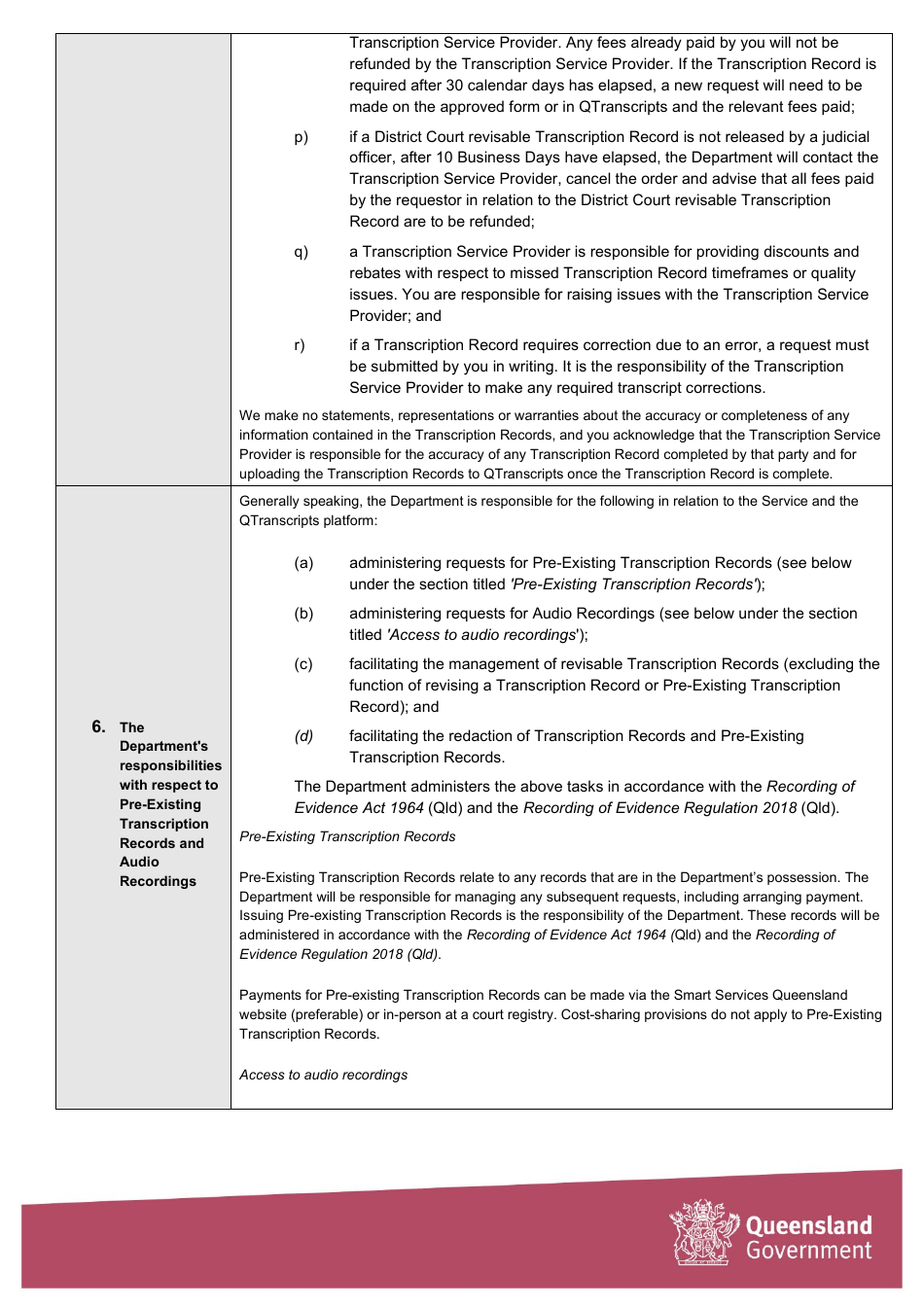 Request for Transcript  Financial Hardship Fee Waiver Application Form - Queensland, Australia, Page 11