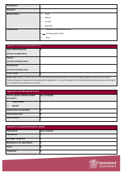 Request for Transcript &amp; Financial Hardship Fee Waiver Application Form - Queensland, Australia, Page 4