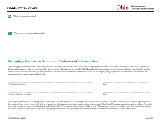 Form JFS03008 Goal4 It! Stepping Stones to Success - Ohio, Page 3