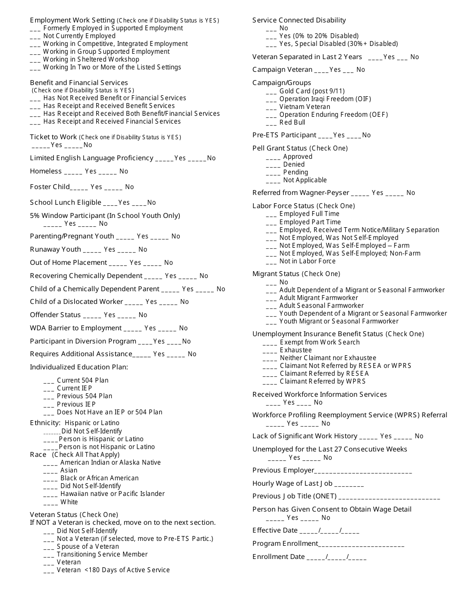 Youth Application - Minnesota, Page 2