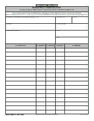 Document preview: NGB Form 13 NGB Materials Requisition Sheet
