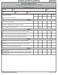 Document preview: NGB Form 811 Arng Cmdp Summary Report