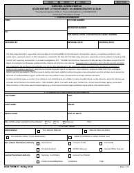 Document preview: NGB Form 97 National Guard Bureau State Report of Disciplinary or Administrative Action