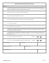 NGB Form 912 Section 540k Declination Letter, Page 2