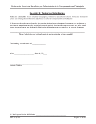 Formulario AFF-1 Declaracion Jurada De Beneficios Por Fallecimiento De La Compensacion Del Trabajador - New York (Spanish), Page 11