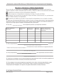 Formulario AFF-1 Declaracion Jurada De Beneficios Por Fallecimiento De La Compensacion Del Trabajador - New York (Spanish), Page 8