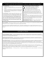 Form DJ-LE-287R Renewal Application for Concealed Weapon License - Wisconsin