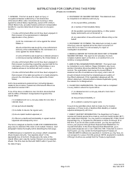 Form CA-721 Notice of Law Enforcement Officer&#039;s Injury or Occupational Disease, Page 5