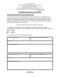 Application for Taxicab Driver Permit - Nevada, Page 3