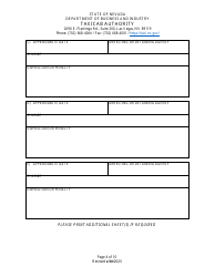 Application for Taxicab Driver Permit - Nevada, Page 4