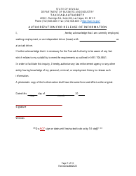 Application for Taxicab Driver Permit - Nevada, Page 7