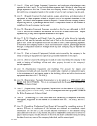 Taxicab Company Annual Financial Report - Nevada, Page 3
