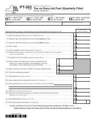 Document preview: Form PT-202 Tax on Kero-Jet Fuel (Quarterly Filer) - New York, 2023