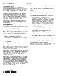 Form PT-202 Tax on Kero-Jet Fuel (Quarterly Filer) - New York, Page 2