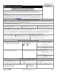Document preview: VA Form 21-8940 Veteran's Application for Increased Compensation Based on Unemployability