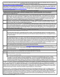VA Form 40-10007 Application for Pre-need Determination of Eligibility for Burial in a VA National Cemetery, Page 3