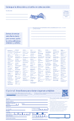 Formulario De Registro De Votantes Del Estado De Nueva York - New York (Spanish), Page 2