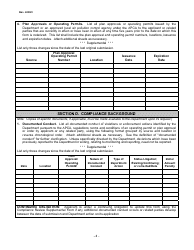 Air Pollution Control Act Compliance Review Supplemental Form - City of Philadelphia, Pennsylvania, Page 4