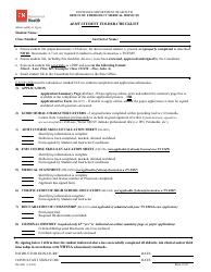 Document preview: Form PH-4241 Aemt Student Folder Checklist - Tennessee