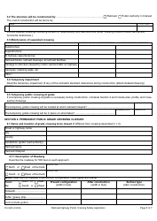Form 735-9202 Railroad-Highway Public Crossing Safety Application - Oregon, Page 5