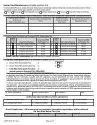 Form CDPH8610 IH Industrial Hemp Enrollment and Oversight (Iheo) Authorization for Extract and/or Human Food Manufacturers - California, Page 2