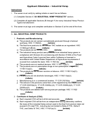Form CDPH8676 IH Industrial Hemp Enrollment and Oversight (Iheo) Autorization for Processed Pet Food Manufacturers - California, Page 3