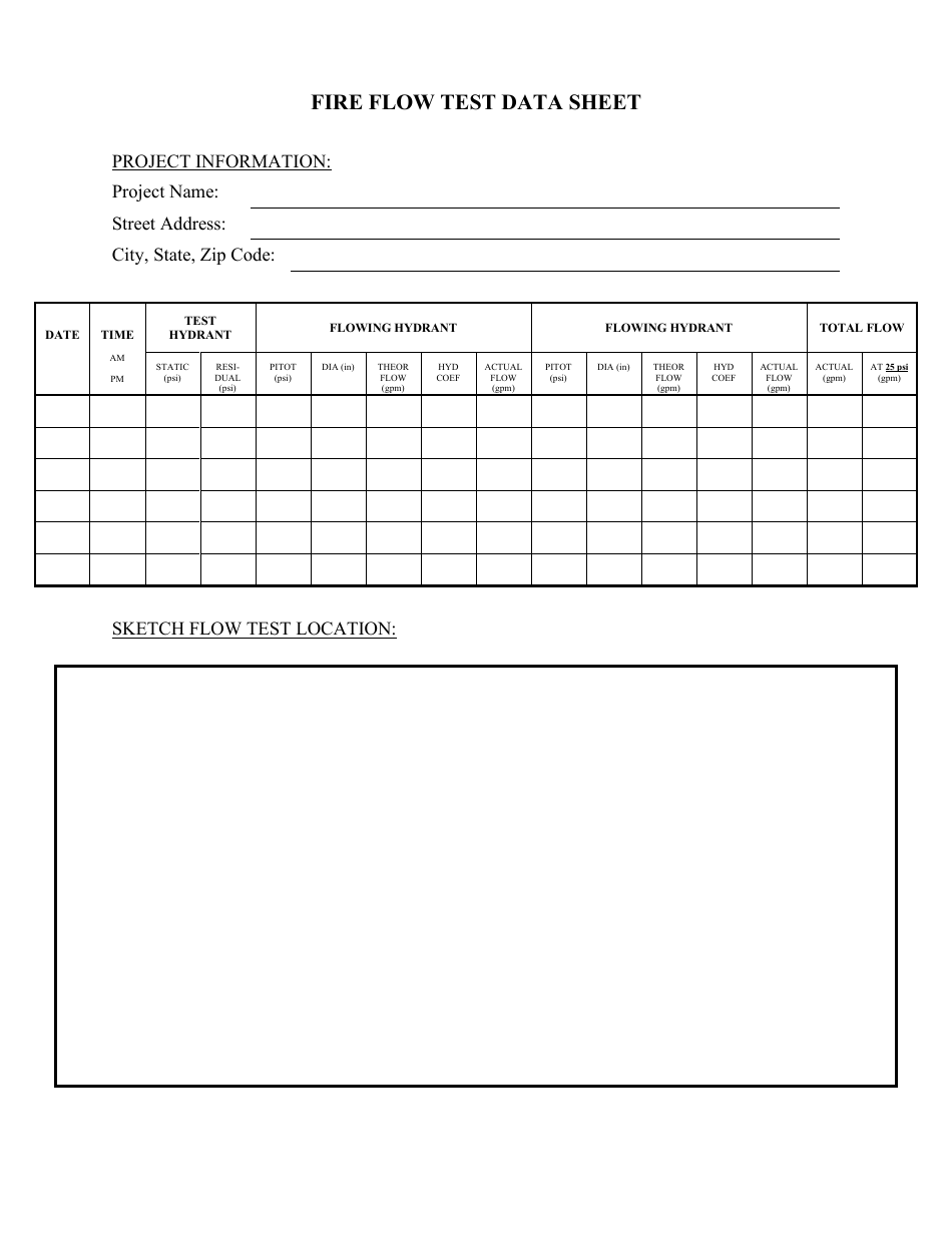 Fire Flow Test Report - City of San Antonio, Texas, Page 5