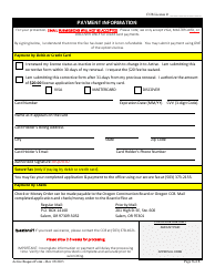Active License Status Request Form - Oregon, Page 3