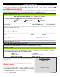 Flagging Contractor License Application for Sole Proprietorship - Oregon, Page 10