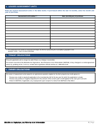 Form PCTFA-001 Joint Application for Payment Form - Farm Property Tax Credit Program (Pctfa) - Quebec, Canada, Page 2