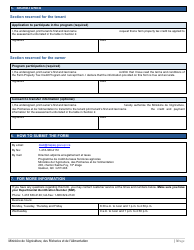 Form PCTFA-001 Joint Application for Payment Form - Farm Property Tax Credit Program (Pctfa) - Quebec, Canada, Page 3