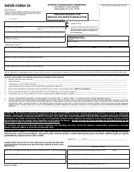 Document preview: MFDR Form 19 Provider Request for Medical Fee Dispute Resolution - Oklahoma