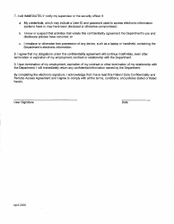 Adph Patient Data Confidentiality and Remote Access Agreement - Alabama, Page 2