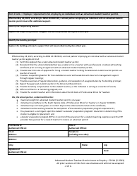 Form EPV14 Advanced Student Teacher District Intent to Employ - South Dakota, Page 2