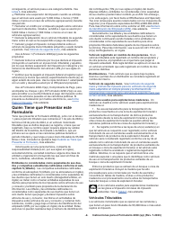 Instrucciones para IRS Formulario 2290 (SP) Declaracion Del Impuesto Sobre El Uso De Vehiculos Pesados En Las Carreteras (Spanish), Page 4