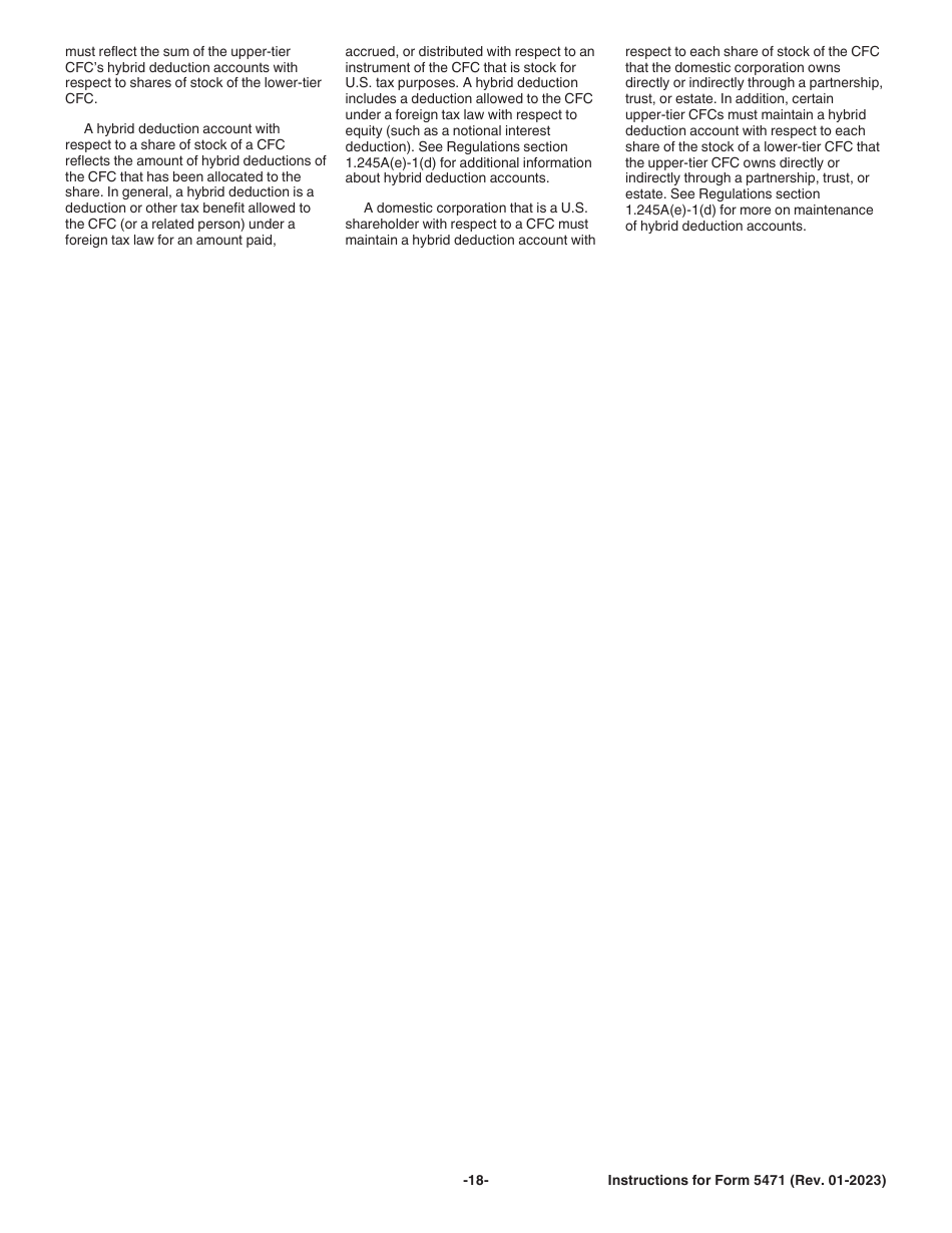 Instructions for IRS Form 5471 Information Return of U.S. Persons With Respect to Certain Foreign Corporations, Page 19