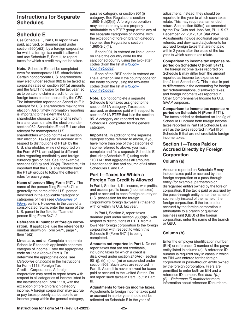 Instructions for IRS Form 5471 Information Return of U.S. Persons With Respect to Certain Foreign Corporations, Page 26