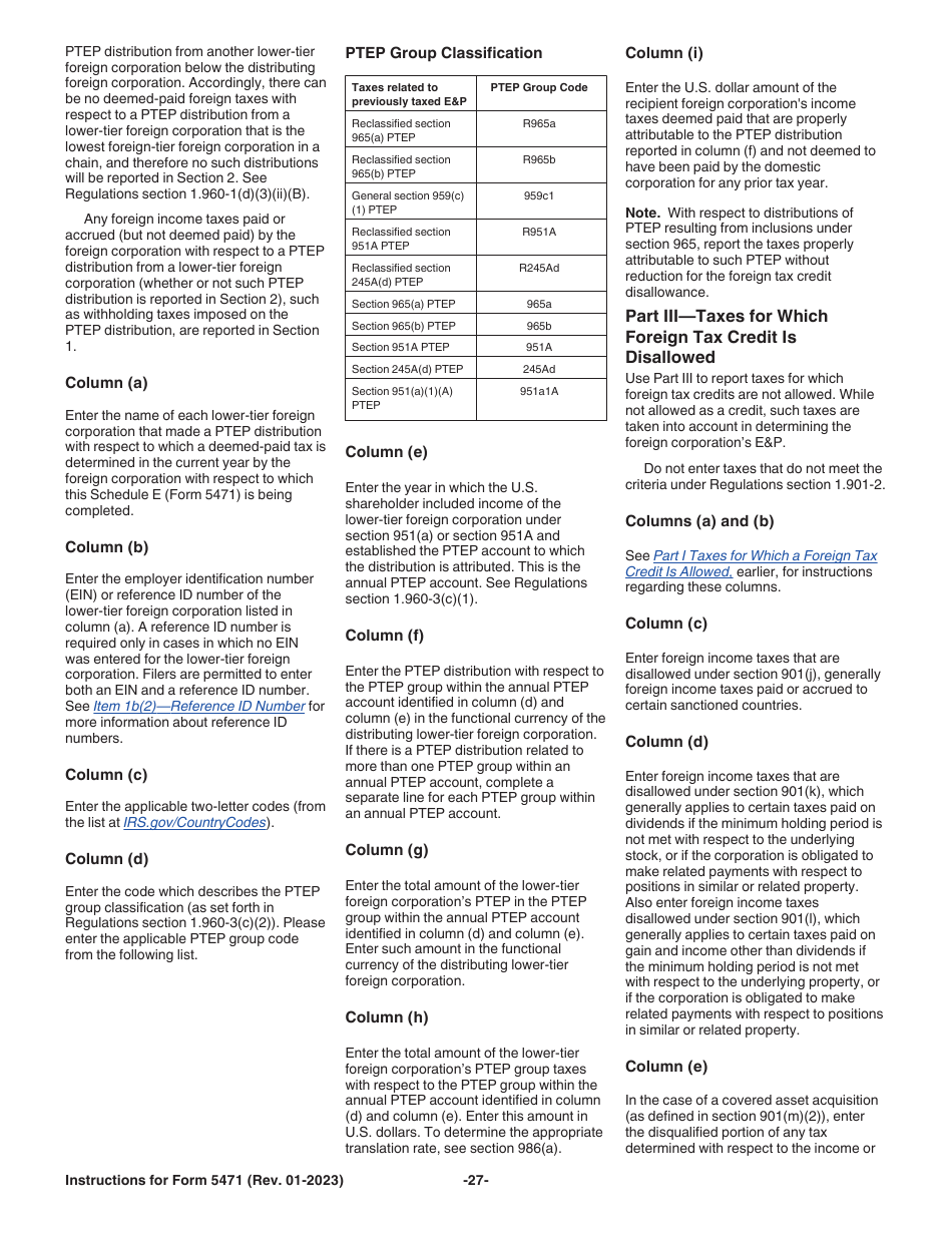 Instructions for IRS Form 5471 Information Return of U.S. Persons With Respect to Certain Foreign Corporations, Page 28