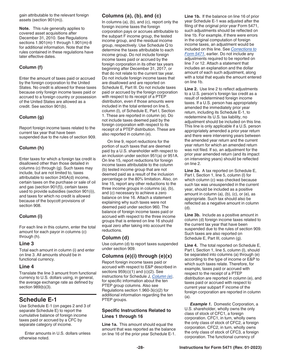 Instructions for IRS Form 5471 Information Return of U.S. Persons With Respect to Certain Foreign Corporations, Page 29