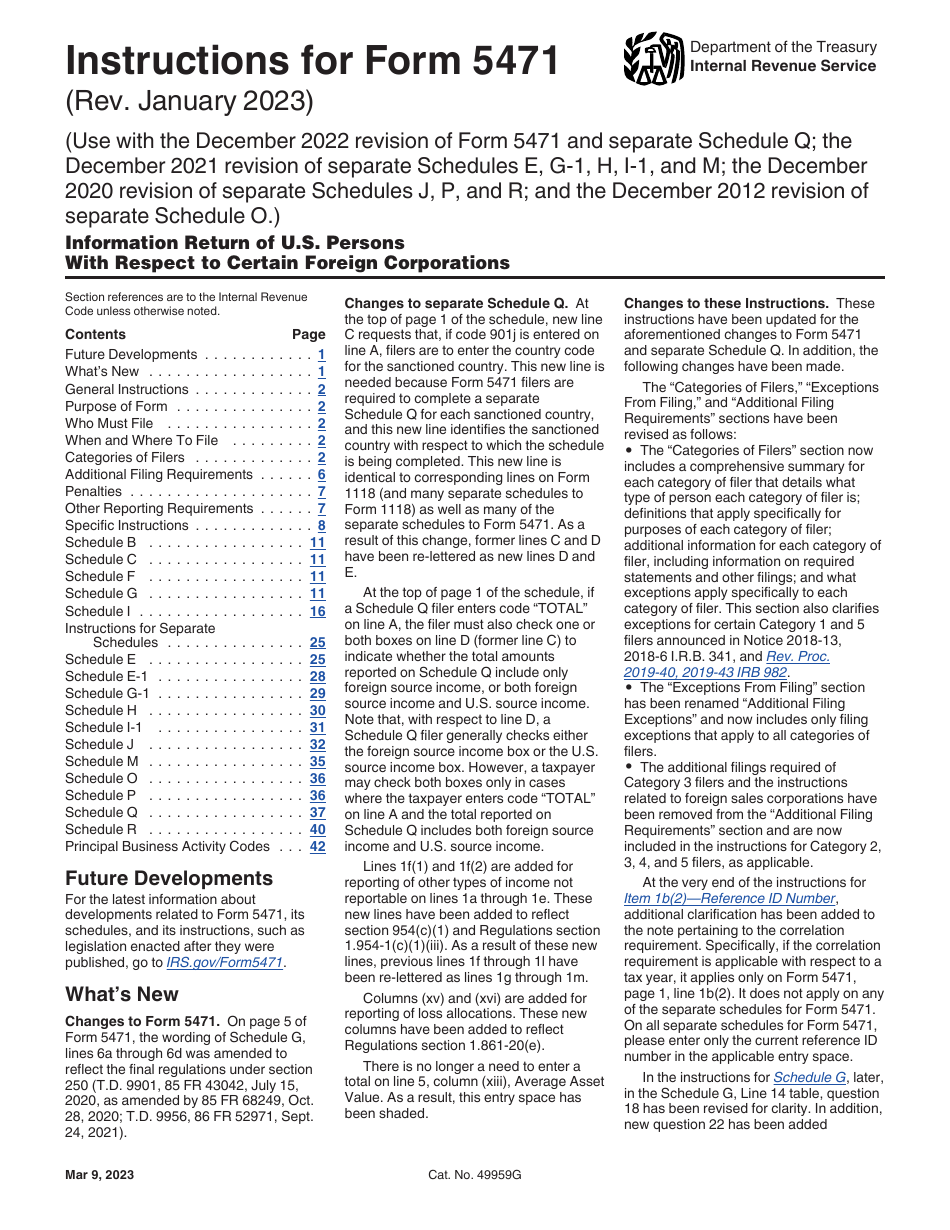 Instructions for IRS Form 5471 Information Return of U.S. Persons With Respect to Certain Foreign Corporations, Page 2