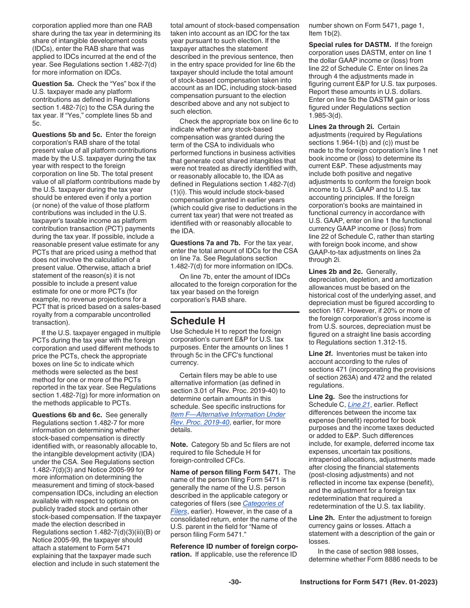 Instructions for IRS Form 5471 Information Return of U.S. Persons With Respect to Certain Foreign Corporations, Page 31