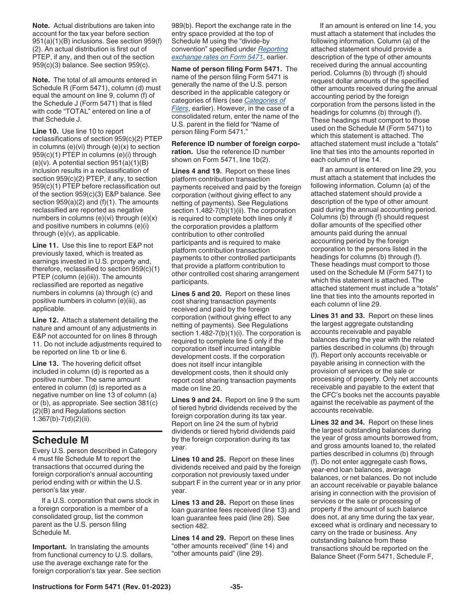 Instructions for IRS Form 5471 Information Return of U.S. Persons With Respect to Certain Foreign Corporations, Page 36